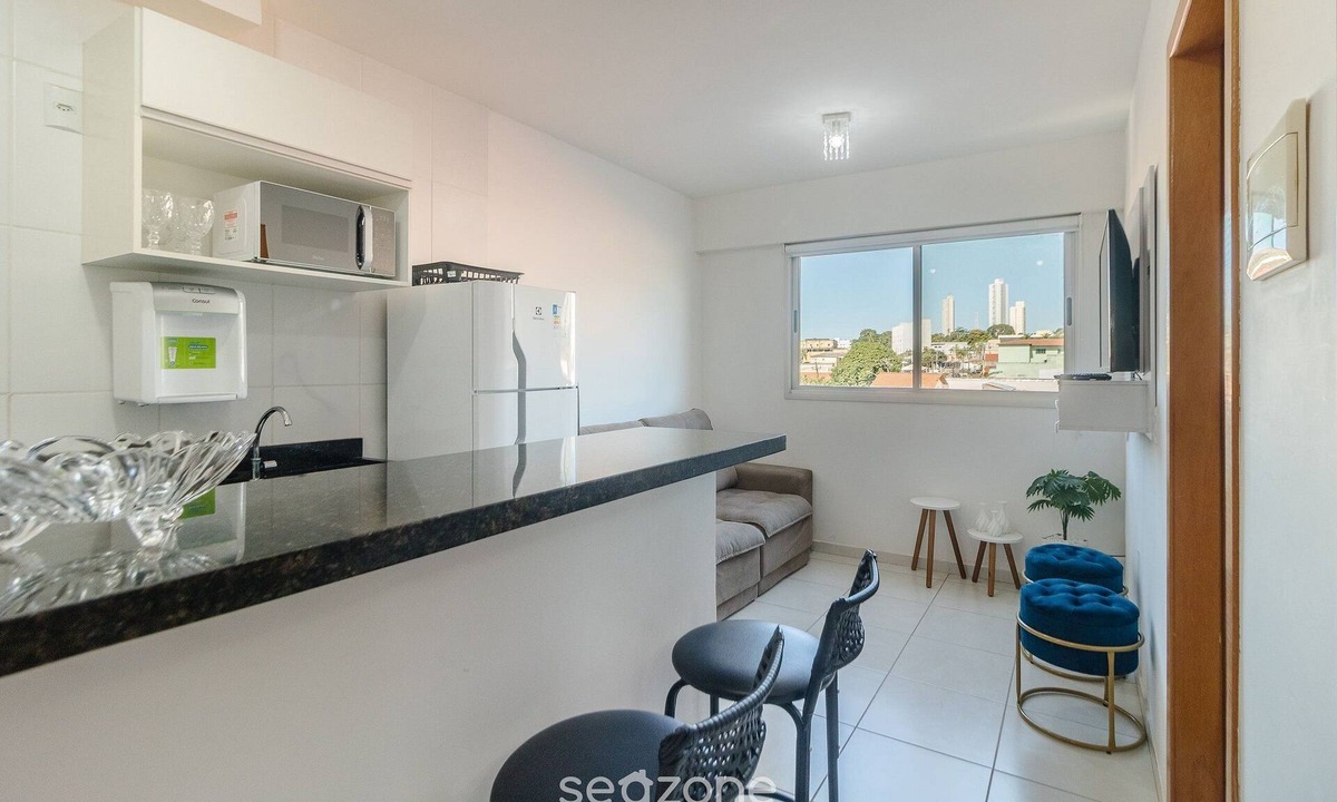 Goiania Apartment | 1 Bedroom Apt and A/C in Goiania Ate0302