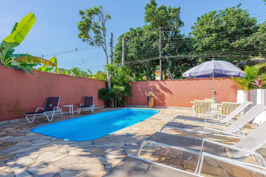 Camburi House | 4 dorm com piscina a 350 m de Camburizinho