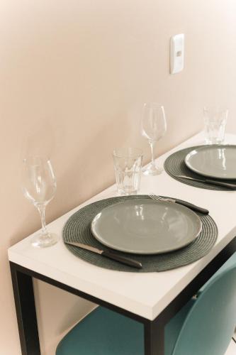 Londrina House | 7- Studio completo com ar e lavanderia