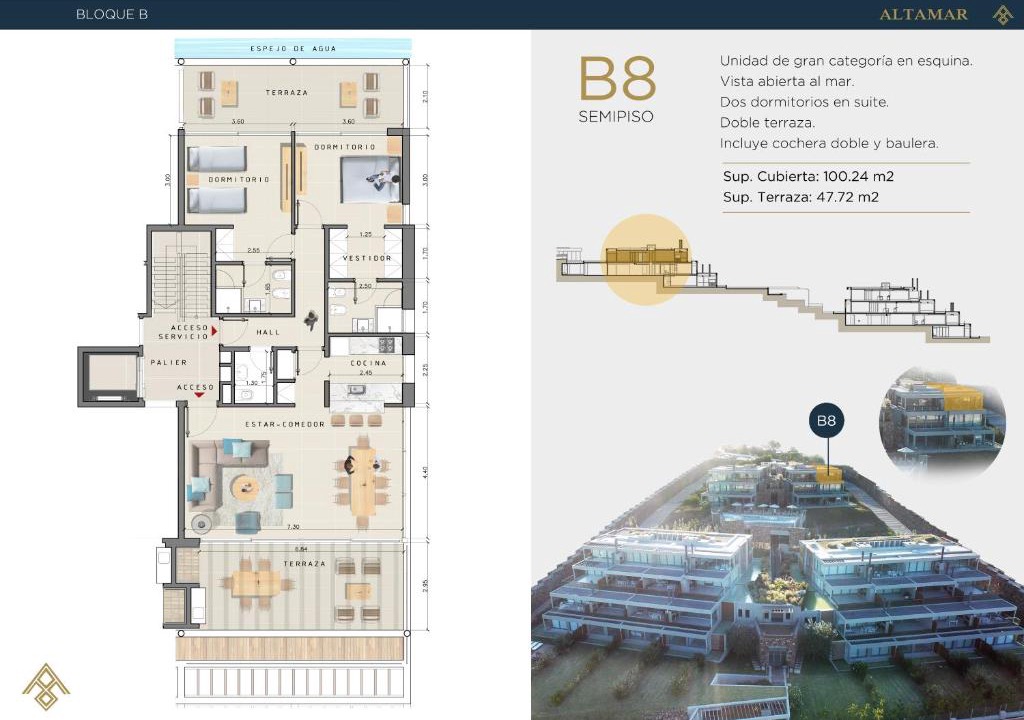 Punta Ballena Apartment | Altamar B8