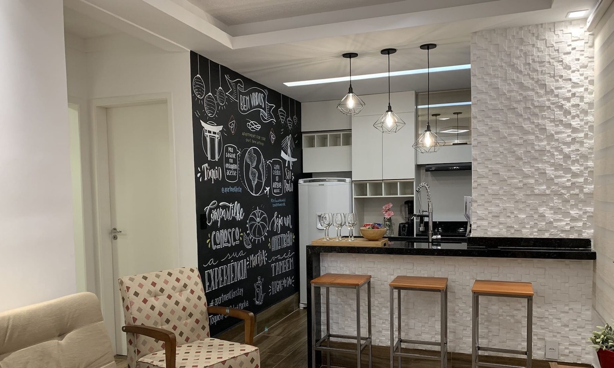 Jardim California Apartment | # ❤️AP 20 ALL DECORATED IN MARILIA / TANGER #