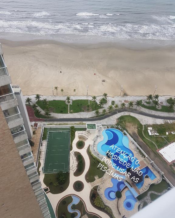 Mirim Apartment | Ap pé na areia frente praia Costa do sol