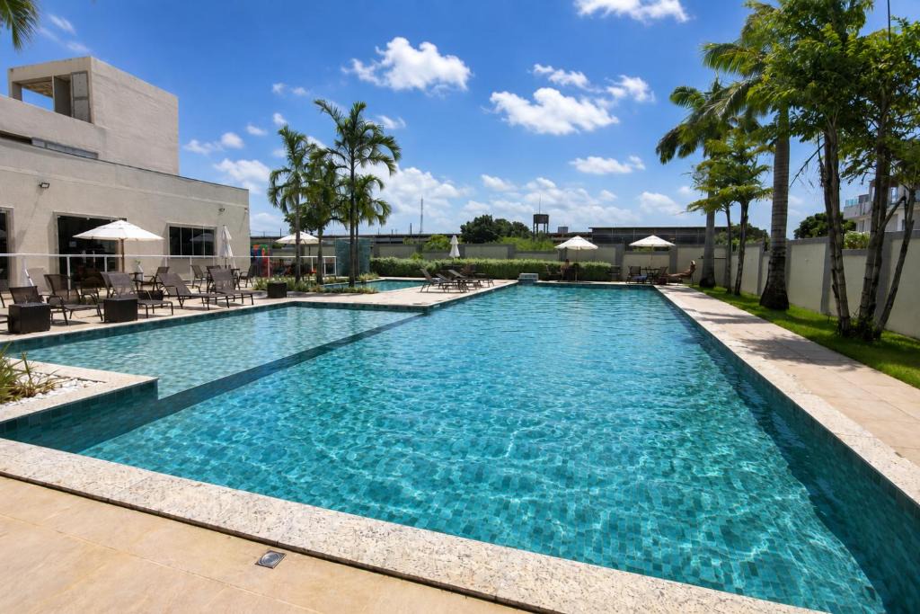 Ponta de Campina Apartment | Apartamento completo em Ponta de Campina, 2 quartos, piscina, academia e Wi-Fi