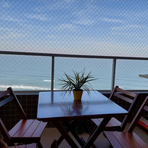 Vila Balnearia Apartment | Apartamento Frente para o Mar em Praia Grande - Vista Incrível