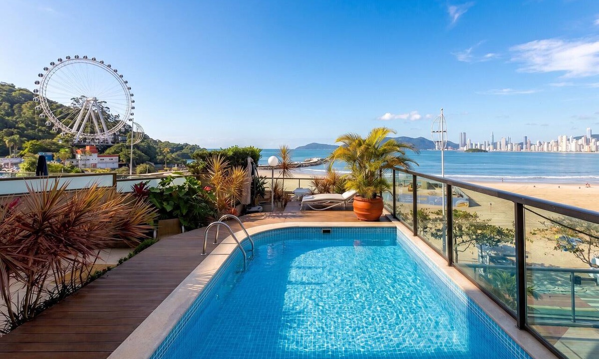 Centro Apartment | Apto de luxo com piscina privativa e vista mar