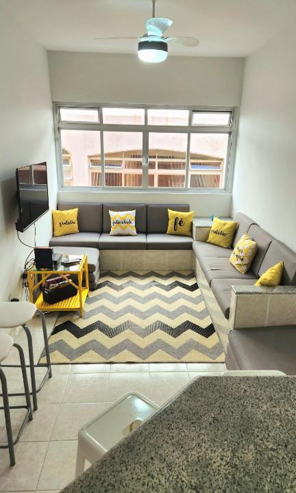 Vila Julia Apartment | Apto Guarujá 1 Dorm com Garagem Coberta 280m da Praia