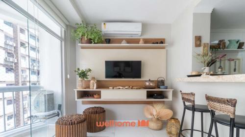 Morro do Maluf Apartment | Apto no Guarujá com Piscina a Passos da Praia