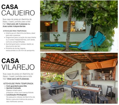 Caicara Bed & Breakfast | Barrinha dos Ventos Barrinha de Baixo Ceara Quartos Casas Kitesurf