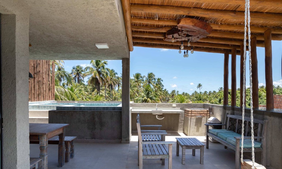 Passo de Camaragibe Apartment | Belissima casa com rooftop e area gourmet