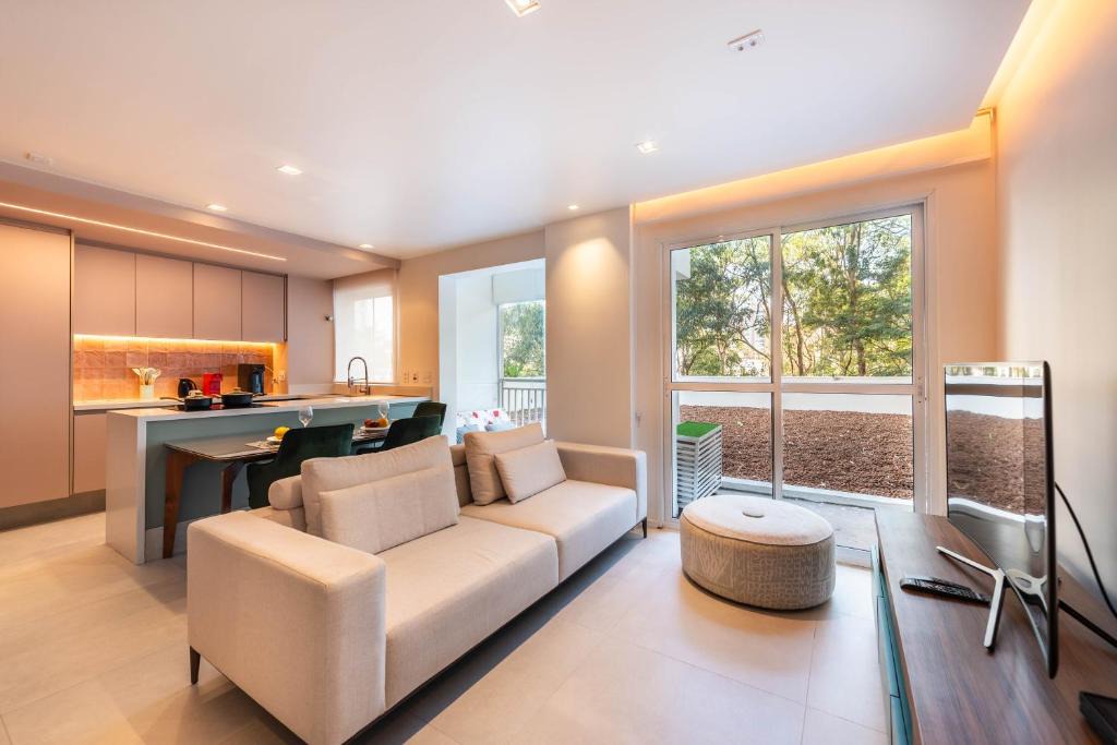 Vila Suzana Apartment | BHaus Family Morumbi Impression - Grand Loft Duplex 75m2 - Academia - Piscina - Mini mercado - Vaga de Garagem - Morumbi - Acomoda 4 pessoas - IP14