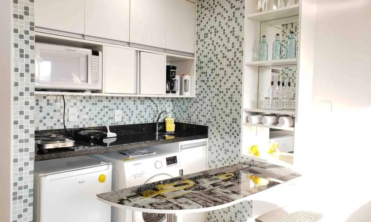 Alphaville Industrial Apartment | Flat with Exclusive Design! Wi-Fi, A/C and Cable TV