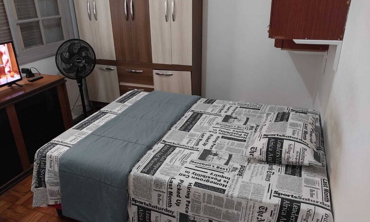 Jardim Bela Vista Apartment | Quarto com banheiro individual
