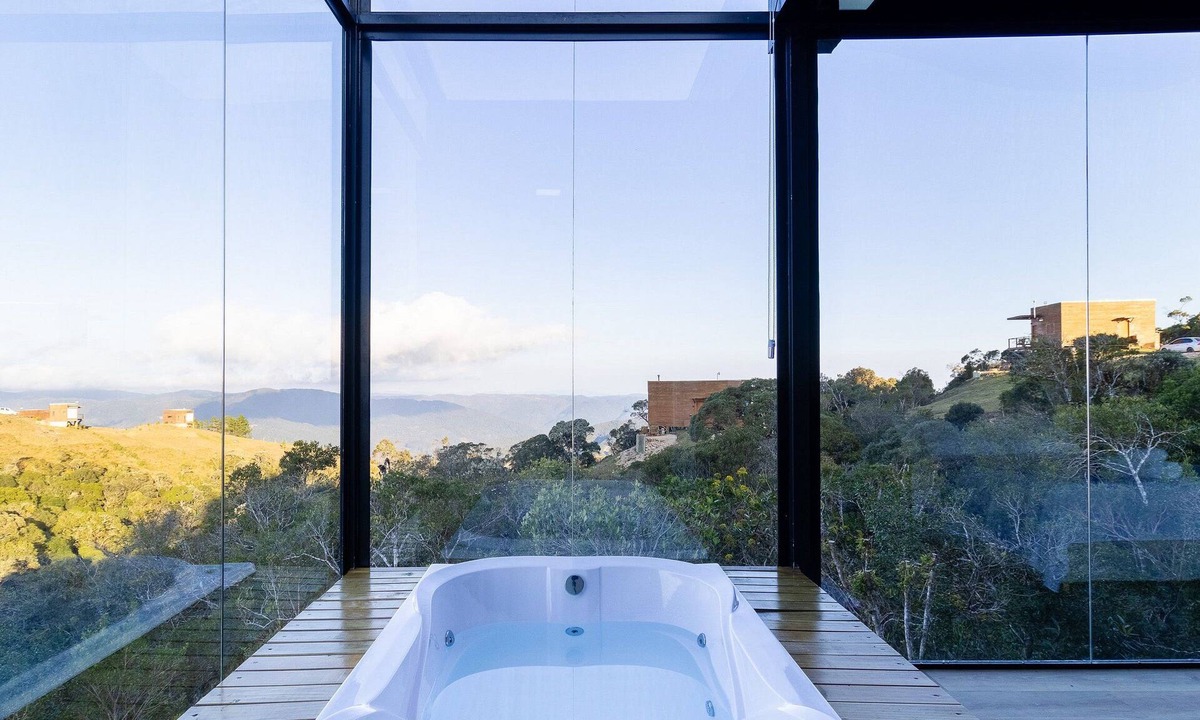 Anitapolis Apartment | Cabana jacuzzi e vista montanhas VST031
