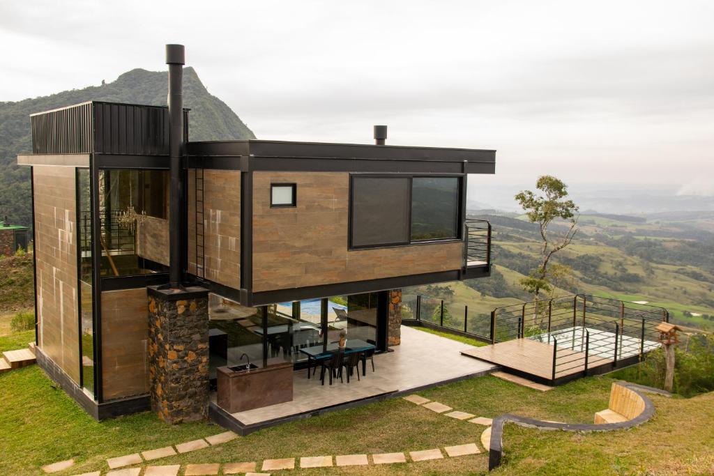 Alfredo Wagner Cabin | Caminho das Nuvens - Cabanas de Montanha
