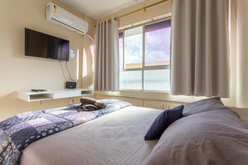 Plano Piloto Apartment | Caribe Center 203 - Studio completo no Sudoeste, com garagem privativa, Wi-Fi rápido, cozinha equipada 7 min da Esplanada - By Hospede Fácil
