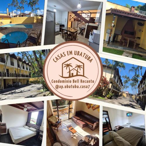 Umuarama House | Casa 7 em Ubatuba no Centro Condomínio com Piscina e Churrasqueira