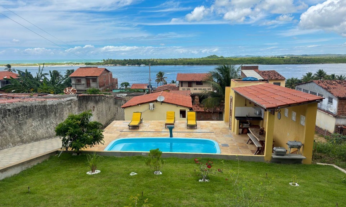 Barra do Cunhau House | Casa com Área Gourmet, Piscina e Vista do Mar