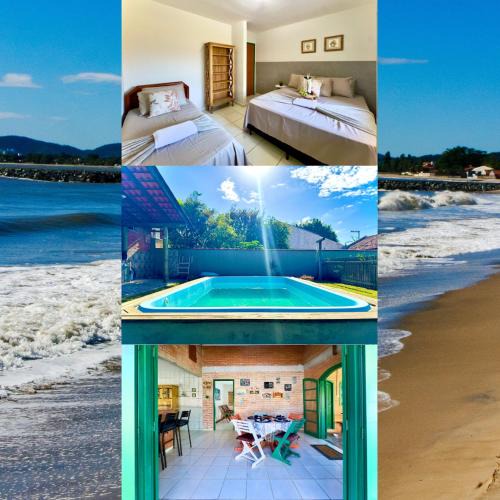 Itacolomi House | Casa Completa com Piscina Churrasqueira Wi-Fi e Garagem para 3 Carros a 500m da Praia Acomoda 11 Pessoas, 4 Quartos e Ar Condicionado