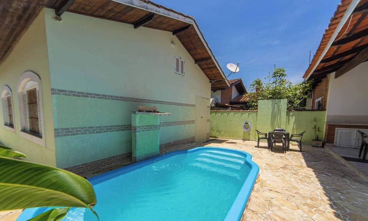 Cibratel II House | Casa em Itanhaém com Piscina a 90m da Praia