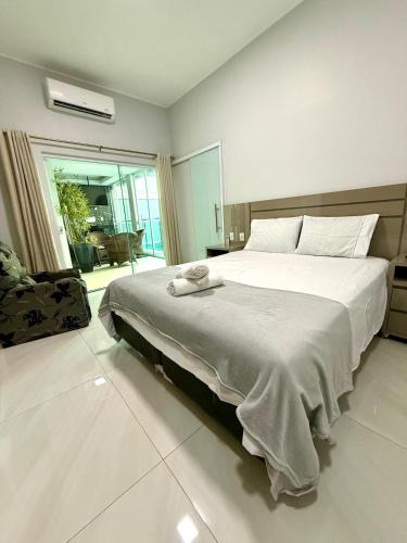 Plano Diretor Sul House | Casa Luxo, 3 Qt, Piscina, 2 Vaga, e Área Gourmet