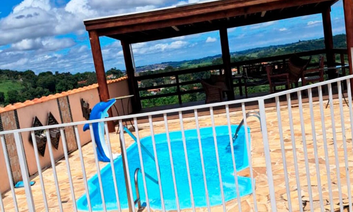 Aguas da Prata House | Chácara em Águas da Prata com Piscina Aquecida, Churrasqueira, Natureza, Quartos