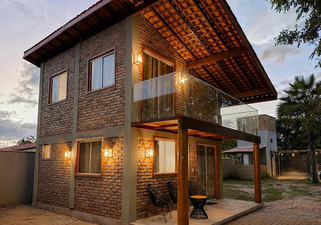 Barreirinhas Ski Chalet | Chalé 3 — Com mezanino à beira-rio