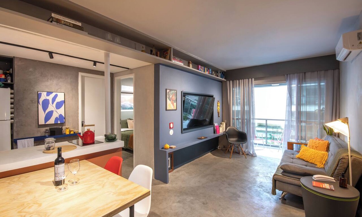 Vila Nova Conceicao Apartment | Cozy 1-bedroom apartment in serene São Paulo with AC gym and Pool