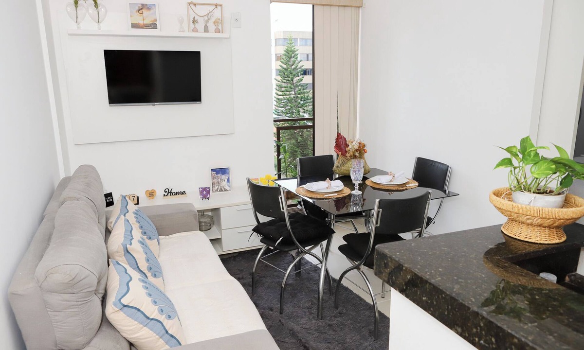 Asa Norte Apartment | Cozy apartment 702/703 North, 3 min from Mané Garrincha Stadium, 5 min from Ulysses Guimarães Stadium.