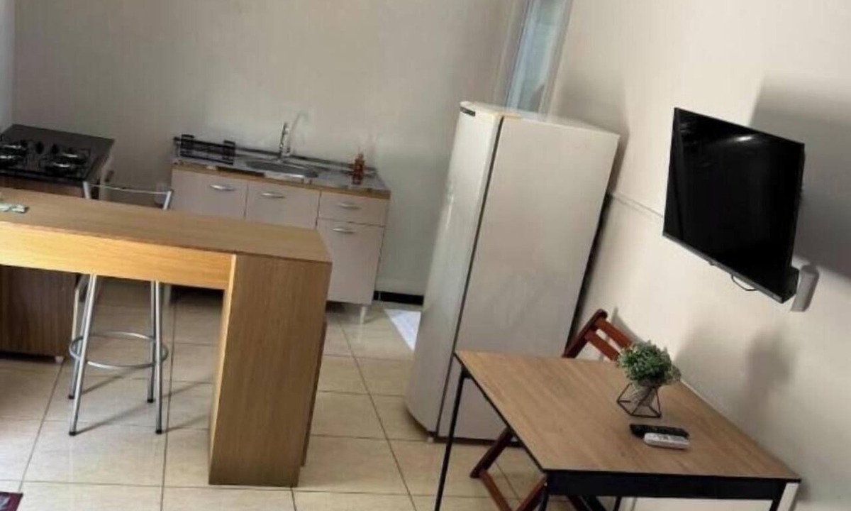 Aracuai Apartment | Cozy kitchenette