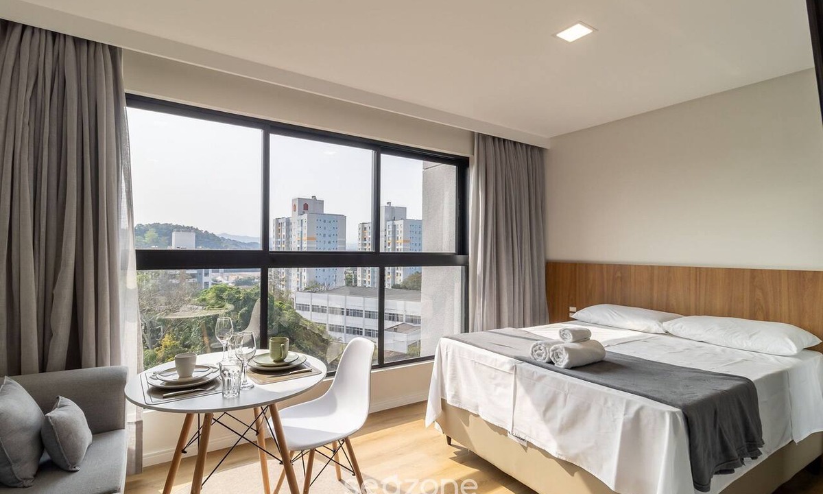 Itoupava Seca Apartment | Cozy Studio in Building With Pool Rup1405