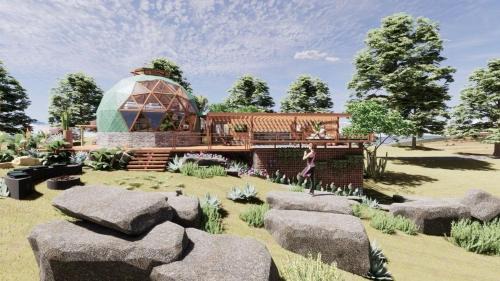 Rio De Contas House | Domo Geodesico de Luxo Astrum Vallis