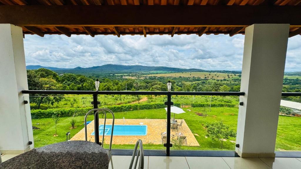 Pirenopolis House | Estância do Sol com piscina e vista panorâmica