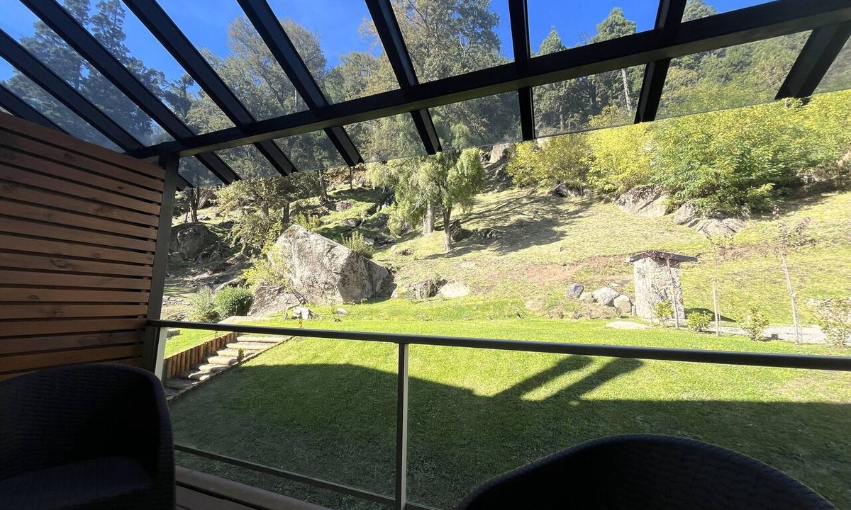 San Martin de los Andes Condo | Family Getaway with Waterfall View I Ayres del Bosque Accommodations