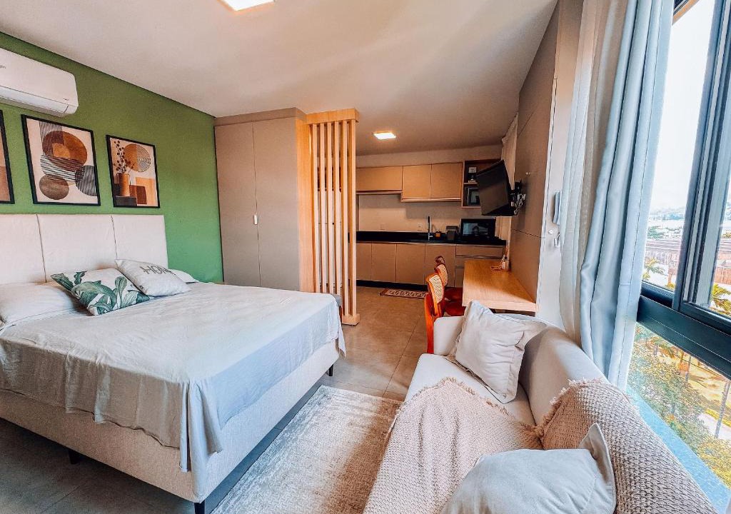 Santa Terezinha Apartment | Flat ate 3 pessoas/ao lado Shoppings