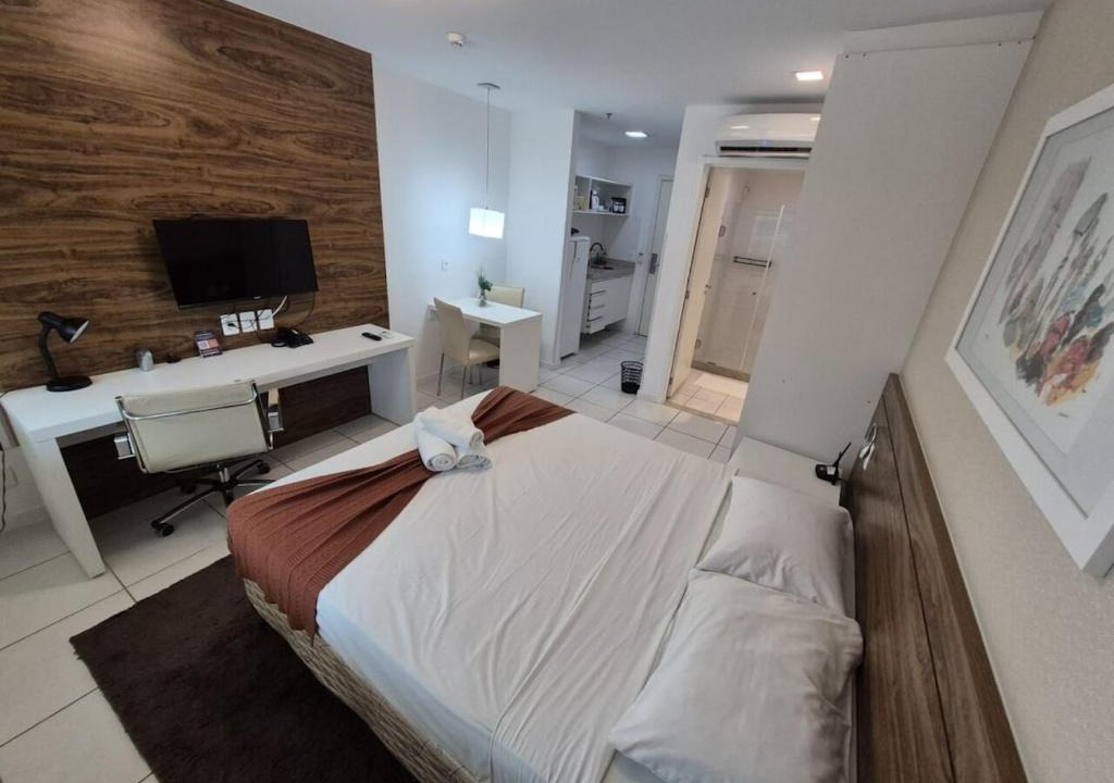 Setor Hoteleiro Norte Hotel | Flat bem localizado SHN | Garagem inclusa + wifi