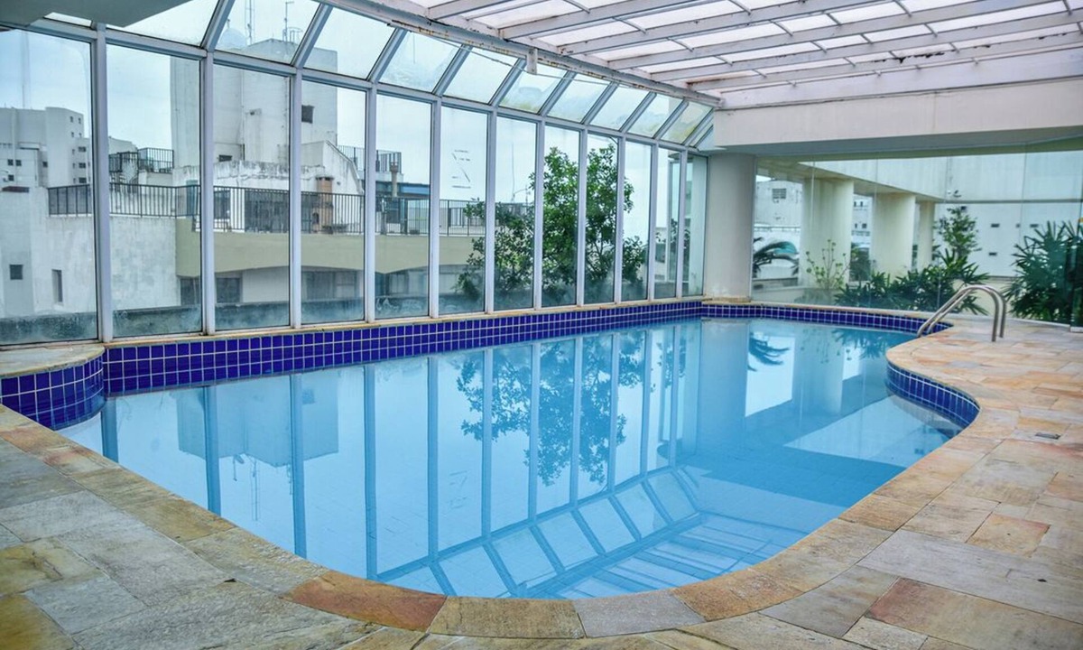 Morro do Maluf Apartment | Flat com piscina e lazer na Praia de Pitangueiras