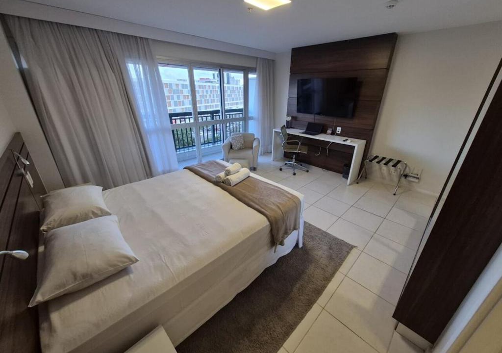 Setor Hoteleiro Norte Hotel | Flat moderno em SHN | Estrutura completa + WiFi