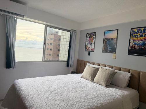 Ponta do Farol Apartment | Flat1 praia Ponta Areia vista mar boa localização