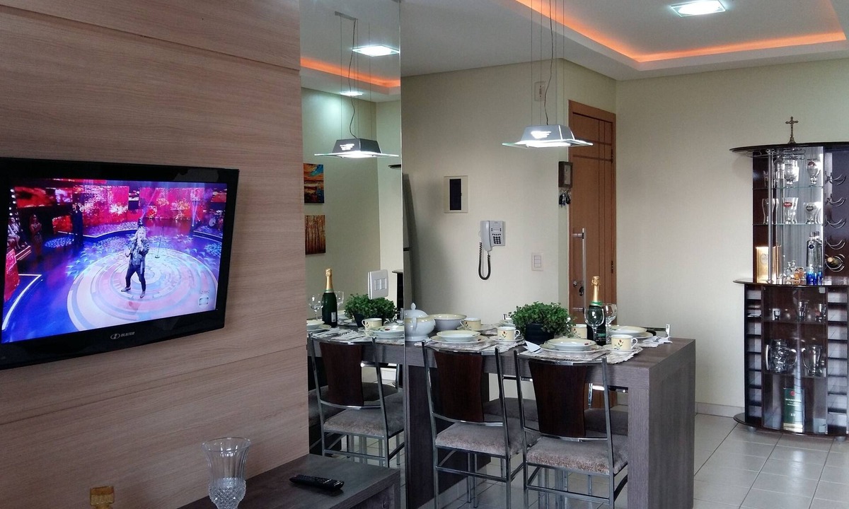Jardim Goias Apartment | Good APT 2 Bedrooms, 2 Garages, 2 Tvs, Elevator, Front Flamboyant Park