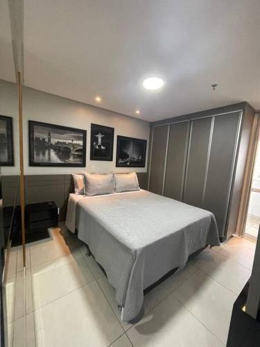 Jardim Goias Apartment | H-Flat Mobiliado com Garagem, 290m do Parque Flamboyant, Mínimo 2 Noites