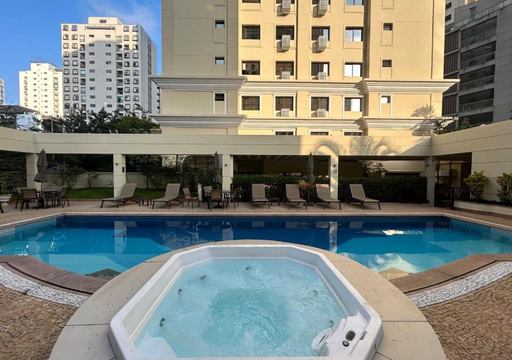 Vila Olimpia Apartment | Hotel S World Luxuoso Vila Olimpia Itaim com Jacuzzi e Piscina 3411