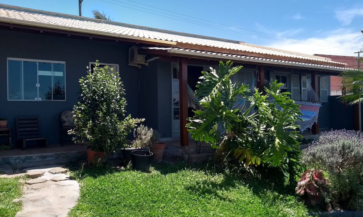 Vila Nova Alvorada House | House with barbecue area overlooking the sea.