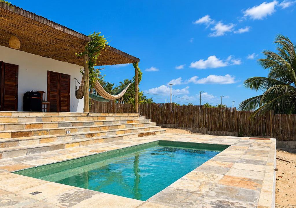 Itarema Bed & Breakfast | Ilha do Guajiru - Maison Piscine face a la lagune