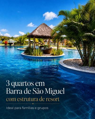 Barra de Sao Miguel Apartment | Iloa Prime House, Barra de São Miguel, 3 Quartos e 2 vagas garagem