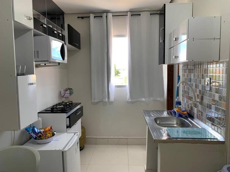 Vila Regina Apartment | Kitnet 206 centro, com linda vista janela, tv smart