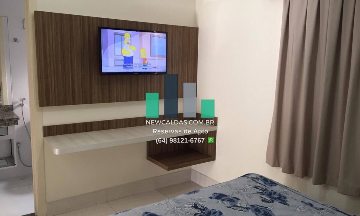 Jardim Paraiso Apartment | Lacqua Diroma Apartment for 5 People - Caldas Novas