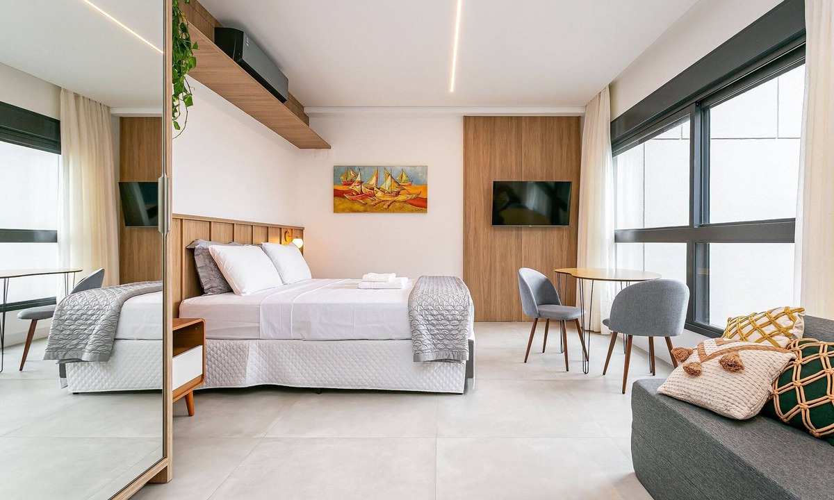 Florianopolis Apartment | Modern Studio | Swimming Pool | Gym #SG010
