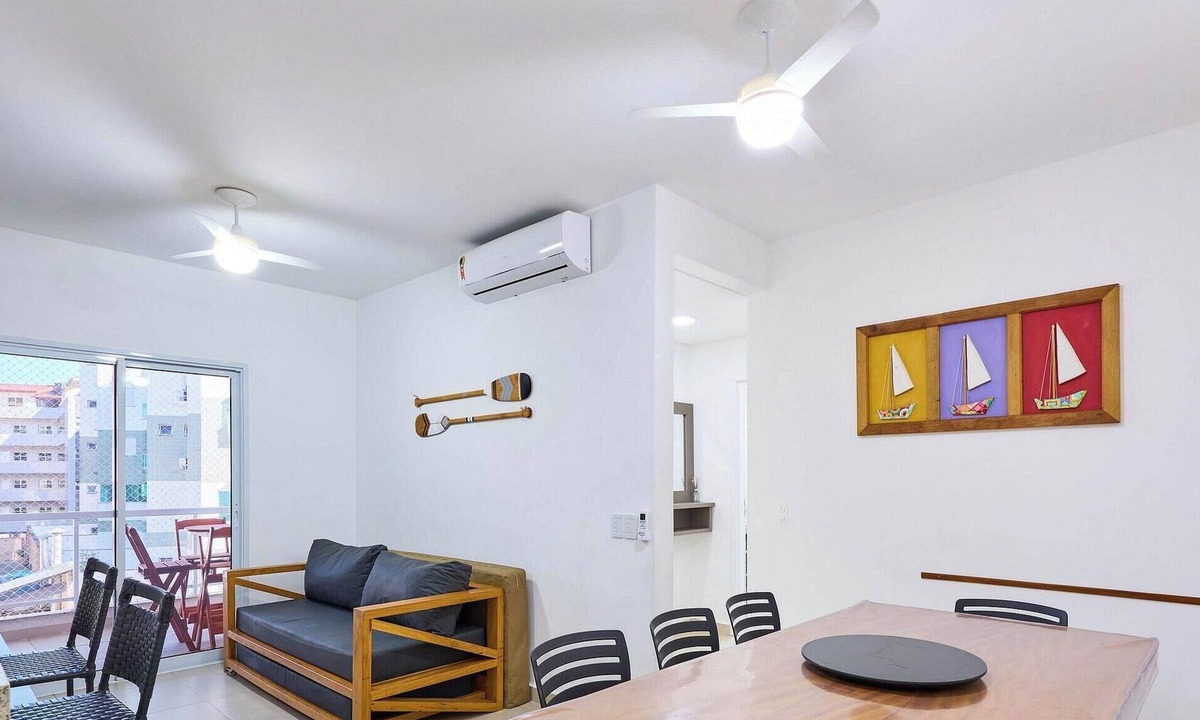 Praia Grande House | New apartment with air conditioning - REF JS45H