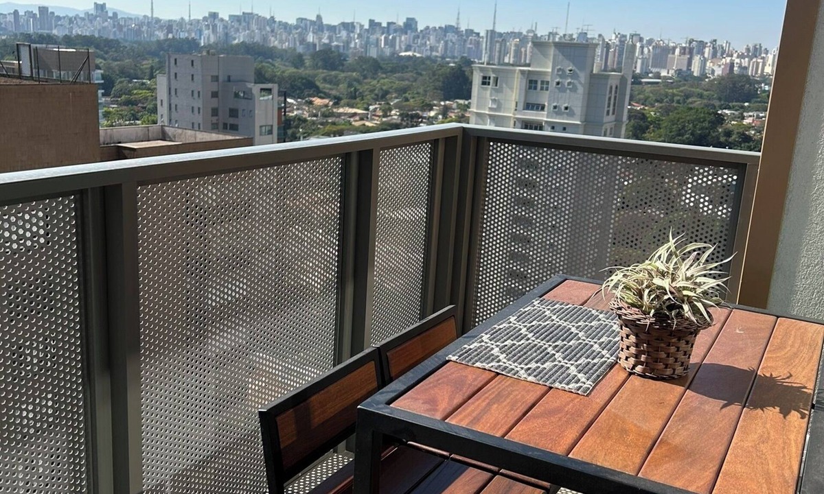 Sao Paulo Apartment | Novíssimo Studio Duplex no Ibirapuera. Predio com piscina, academia e sauna