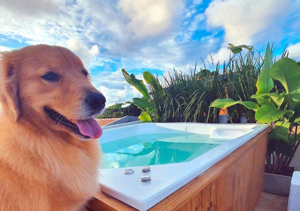 Serra Grande Apartment | Piscina Aquecida, Jacuzzi, internet veloz, no centro de Serra Grande - Apt Laranja - Vila Pitangueira